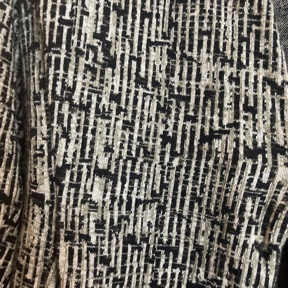 Nic & Zoe cardigan. Black and white. Size Med - Picture 2 of 3